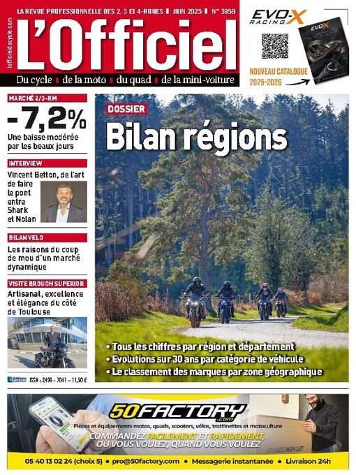 Title details for L'Officiel du Cycle by Editions Lariviere SAS - Available